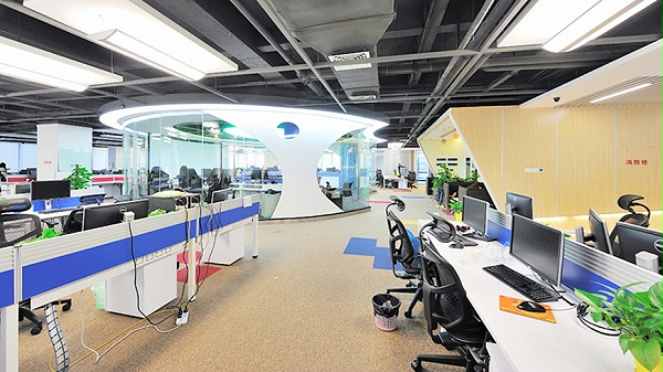 深圳办公室装修实景图
