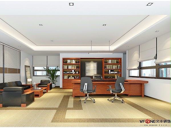深圳金融总经理办公室装修设计