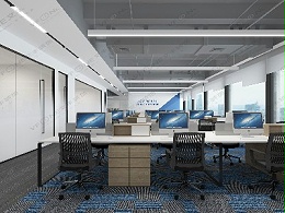 坪山办公室装修 | 轻盈柔和的空间氛围，极简而充满能力感
