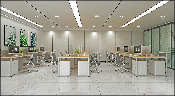 深圳办公室装修-开放办公区设计-文丰装饰