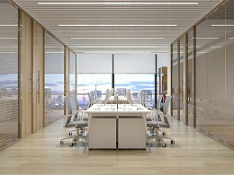 办公室设计装修案例-奕歌投资办公室设计效果图-办公室装修实景图