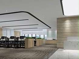 深圳南山万科办公室空间设计定制-坎德拉南山办公室装修设计效果图