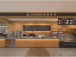 咖啡厅装修设计 | 受年轻人欢迎的咖啡厅温馨休闲感_深圳先进技术研究院1F咖啡馆设计