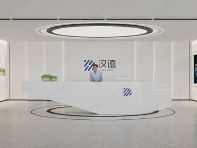汉德科技设计装修_深圳福田科技型企业小型办公室装修设计效果图片