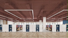 迪芬尼室内办公区设计效果图-专业写字楼装修及设计-办公室装修风格