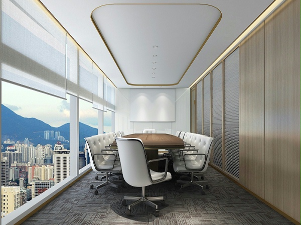 金融风格会议室装修效果图