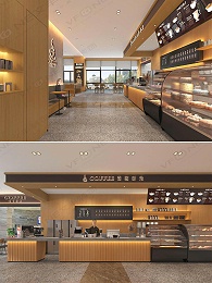 深圳咖啡厅设计_温馨现代风的设计风格咖啡厅效果图实景图_文丰装饰