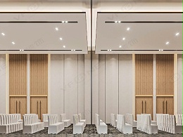 大型会议空间轻奢风格室内设计_大家都在选哪些高端便捷深圳的装修公司