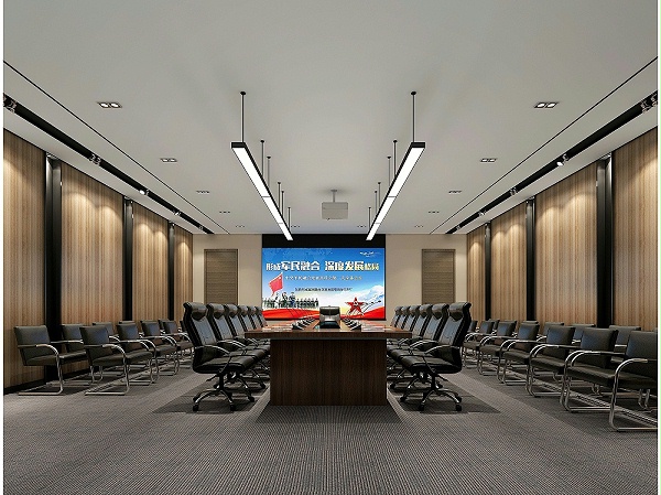 某创新型服务企业会议室效果图