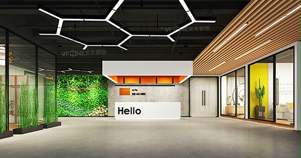 1. 深圳室内设计公司—瓷砖地板的办公室装修优点