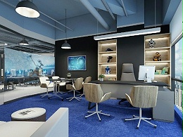 深圳南山写字楼公装设计公司-知名创新型企业办公室装修实景效果图