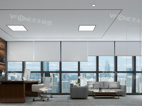 现代时尚深圳办公室装修设计 | 简约造型设计 轻奢感拉满