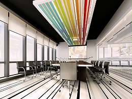深圳龙华办公室装修公司-瑞晶显像办公室设计效果图